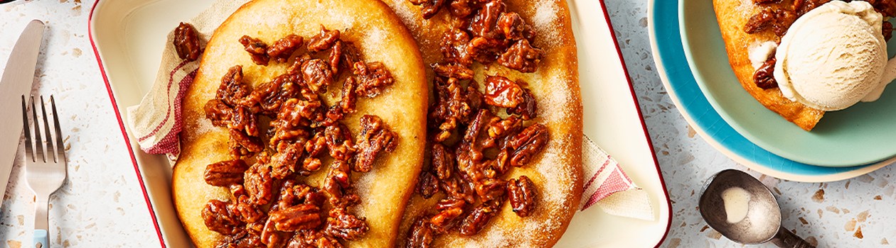 Butter Tart Fried Pastry